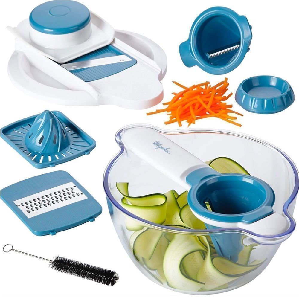 AYESHA 5 - in - 1 MANDOLINE & SPIRALIZER SET